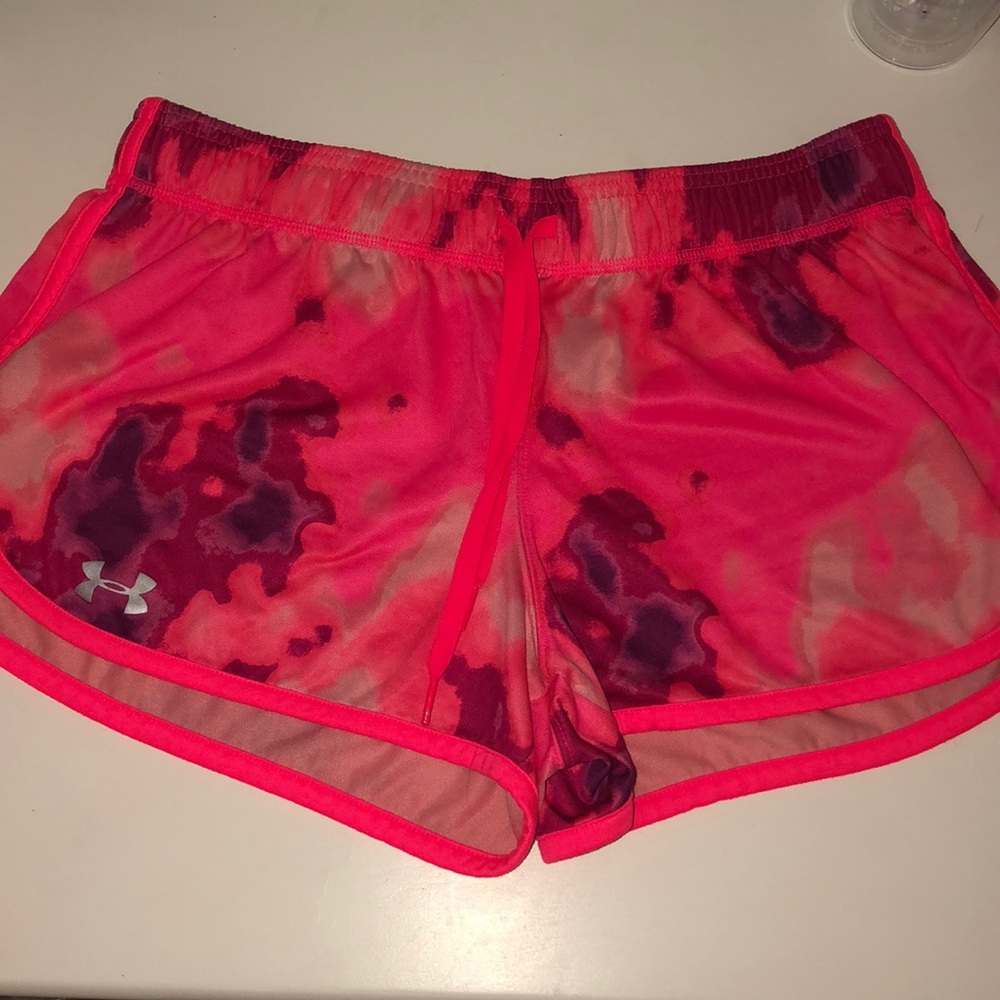 Under Armour Pink Tie Dye Shorts